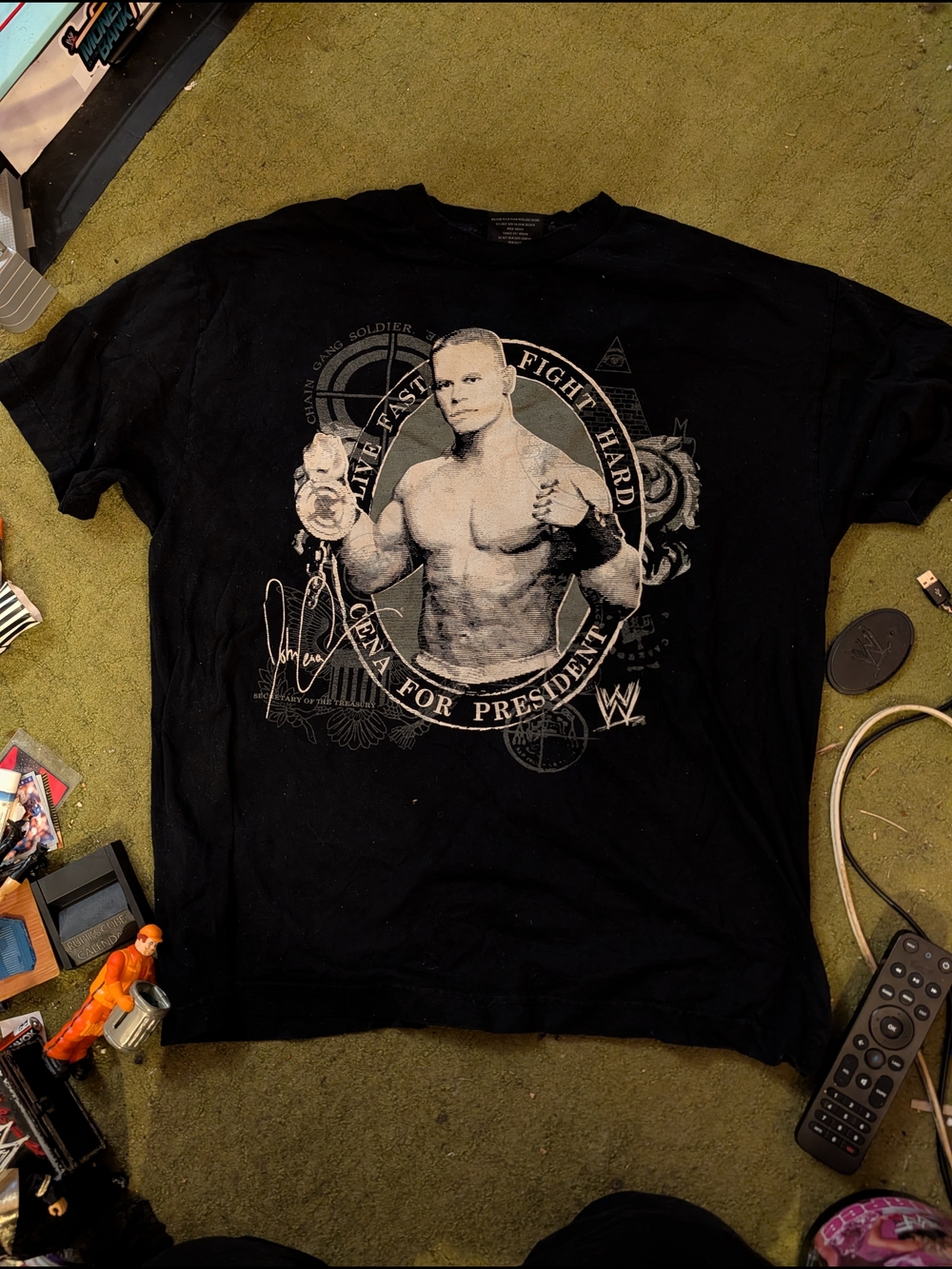 WWE Black John Cena T-Shirt